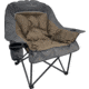 BLACK SIERRA EQUIPMENT Comfort Cloud Chair , Walnut, QACH2-017-WNT-BSE