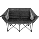 BLACK SIERRA EQUIPMENT Doublewide Padded Sofa, Black, C, DWCH-004-BLK-BSE