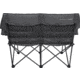 BLACK SIERRA EQUIPMENT Doublewide Padded Sofa, Black, C, DWCH-004-BLK-BSE