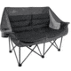 BLACK SIERRA EQUIPMENT Doublewide Padded Sofa, Black, C, DWCH-004-BLK-BSE
