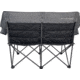BLACK SIERRA EQUIPMENT Doublewide Padded Sofa, Black, M, DWCH2-004-BLK-BSE