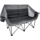 BLACK SIERRA EQUIPMENT Doublewide Padded Sofa, Black, M, DWCH2-004-BLK-BSE