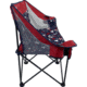 BLACK SIERRA EQUIPMENT Doublewide Padded Sofa, Red Stars/Stripes, DWCH-004S-RED-BSE