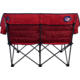 BLACK SIERRA EQUIPMENT Doublewide Padded Sofa, Red Stars/Stripes, DWCH-004S-RED-BSE