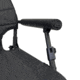 BLACK SIERRA EQUIPMENT HI-LINE Swivel Chair,Black, HCH-032-BLK-BSE