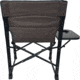BLACK SIERRA EQUIPMENT Quilted HD Directors Chair , Brown, DRCH-012P-BRN-BSE