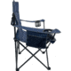 BLACK SIERRA EQUIPMENT Quilted Quad Chair, Blue, PQACH-007P-BLU-BSE
