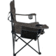 BLACK SIERRA EQUIPMENT Quilted Quad Chair, Brown, PQACH-007P-BRN-BSE