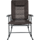BLACK SIERRA EQUIPMENT Quilted XL Leanback Rocker , Brown, RKCH-003P-BRN-BSE