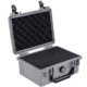BlackHawk 9.12in Compact Waterproof Gear Hard Case with Foam, Gray, Compact, BH00042-GRA