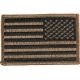 BlackHawk American Flag, Reversed, Tan/Black, 90DTFV-R