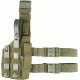 BlackHawk Tactical Omega VI Ultra Universal Modular Light Holster, Olive Drab - Full Size Auto Pistols