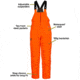 Blocker Drencher Insulated Bib - Men's, 2XL, Blaze Orange, 1410830
