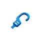 Blue Force Gear CHLK/GRID Battle Belt Hanger, Blue, Small, HANGER-COBRA-01-BL