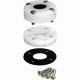 Blue Sea Systems Antenna Cable Feed-Thru, .63in Opening, Black/White BS-1001