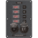 Blue Sea Systems Circuit Breaker Switch Panel, 4321-BSS