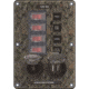 Blue Sea Systems Panel Switch H2O Cb 4Pos Sckt &amp;, 4324-BSS
