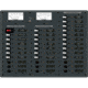 Blue Sea Systems Std DC Wht Togl, 1-100A 23-15A, Ana Mtrs, Black BS-8381