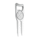 Blue Tees Golf Divot Repair Tool, Silver, DV-HTG-DT1-W
