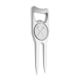 Blue Tees Golf Divot Repair Tool, Silver, DV-HTG-DT1-W