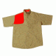 Bob Allen HU126 High Prairie Short Sleeve Hunting Shirt, Application: Hunting, Color: Tan/Orange, Sleeve Type: Short Sleeve