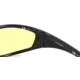 Bobster Charger Sunglasses - Black Frame, Anti Fog Yellow Lens ECHA001Y