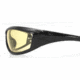 Bobster Charger Sunglasses - Black Frame, Anti Fog Yellow Lens ECHA001Y