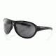 Bobster Criminal Sunglasses, Shiny Black Frame, Smoked Lens ECRI001AR