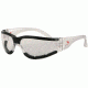Bobster Shield III Sunglass with Clear Anti-fog Lens, ANSI Z.87, ESH302