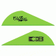 Bohning Blazer Vanes 2'' Solid Neon Green 100pk