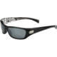 Bolle Copperhead Sunglasses, Polarized TNS Gun Oleo AF, Shiny Black/Silver 11783
