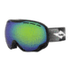Bolle Emperor OTG Ski/Snowboard Goggles,Shiny Black Cross Frame,Green Emerald Lens 21113