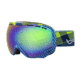 Bolle Emperor Ski/Snowboard Goggles,Blue and Green Argyle Frame,Green Emerald Lens 21305