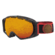 Bolle Gravity Goggles, Black and Red Splatter Frame, Fire Orange Lens, 21458
