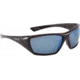 Bolle Hustler Safety Glasses, Black Frame, Blue Flash Lens, 40151