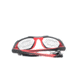 Bolle Kids Baller Sport Protective Eyewear - Black and Red Frame,Clear Anti Fog/Scratch Lens 12005