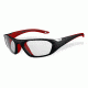 Bolle Kids Baller Sport Protective Eyewear - Black and Red Frame,Clear Anti Fog/Scratch Lens 12005