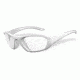 Bolle Kids Baller Sport Protective Eyewear - White and Grey Frame,Clear Anti Fog/Scratch Lens 12006