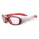 Bolle Kids Crunch Sport Protective Eyewear - White and Pink Frame,Clear Anti Fog/Scratch Lens 12004