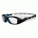 Bolle Kids SWAG Sport Protective Eyewear - Black and Electric Blue Frame,Clear Anti Fog/Scratch Lens 11886