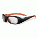 Bolle Kids SWAG Sport Protective Eyewear - Black and Orange Frame,Clear Anti Fog/Scratch Lens 11890