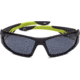 Bolle Mercuro Safety Glasses, Black Yellow Frame, Smoke Lens, MERPSF