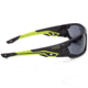 Bolle Mercuro Safety Glasses, Black Yellow Frame, Smoke Lens, MERPSF