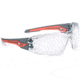 Bolle Silex+ Small Safety Glasses, Grey Coral Frame, Clear Lens, PSSSILP0402