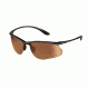 Bolle Sunglasses, Kicker Shiny Black Frame, Photo V3 Golf Lens 11582