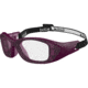 Bolle Swag w/Strap Safety Glasses, Purple, Clear, Medium, 12387