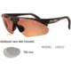 Bolle Parole Sunglasses with Interchangeable Lenses, Matte Black Frame, Sandstone + TNS Gun Lens, 0754201500