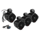 Boss Audio B62ABT 6.5" 2-Way Amplified Waketower Speakers w/Bluetooth Controller - Set of 4 72991