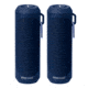 Boss Audio Bolt Marine Bluetooth Portable Speaker System with Flashlight - Pair - Blue 77213