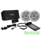 Boss Audio Marine Package - 500W Bluetooth Amplifier and One Pair of 6.5in Speakers, Black/Silver ASK902B6